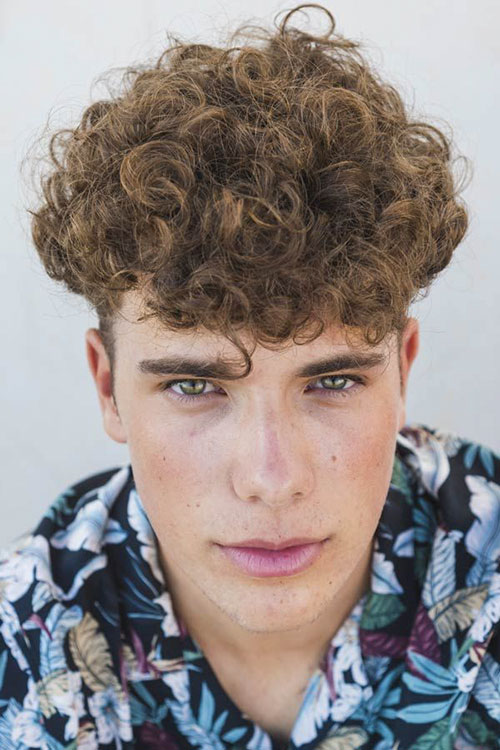 Cute Hairstyles For Guys With Curly Hair